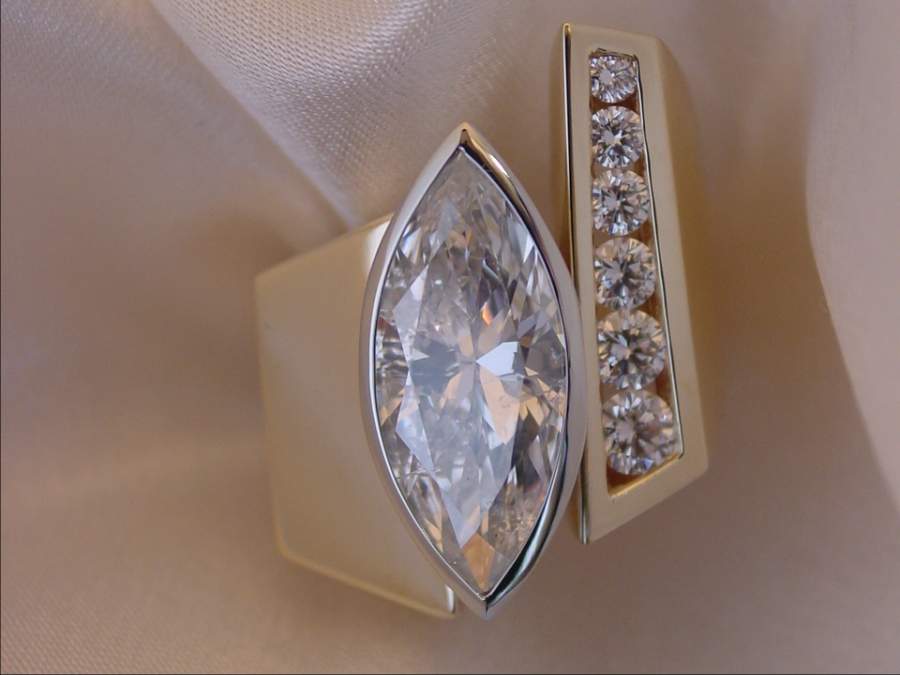 diamond ring with diamonds